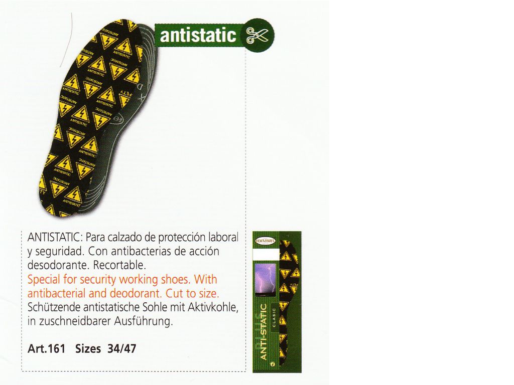 Стельки Antistatic