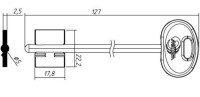 Заготовка ключа МЕТТЭМ-5 | MET5DP | 34-80ПЛ